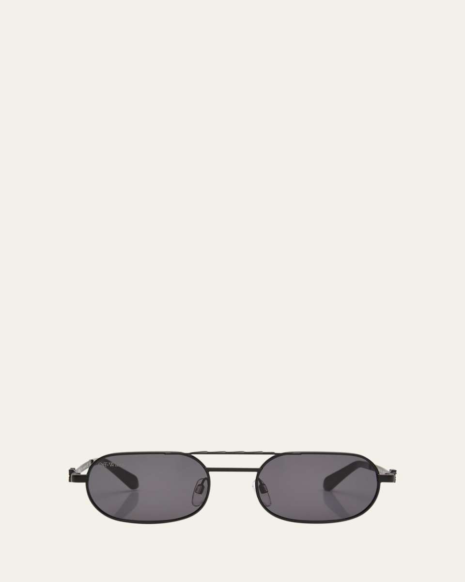 Baltimore Mixed-Media Aviator Sunglasses
